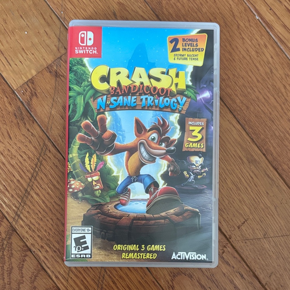 Activision Crash Bandicoot N. Sane Trilogy for Nintendo Switch - Red Case
